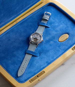 luxury rare pre-owned Parmigiani Fleurier Toric Tourbillion Unique Piece PF000487 Platinum preowned watch at A Collected Man London