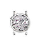 caseback Romain Gauthier Insight Micro-Rotor  Titanium preowned watch at A Collected Man London
