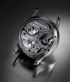 caseback Romain Gauthier Insight Micro-Rotor  Titanium preowned watch at A Collected Man London
