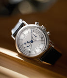 Chronograph 3237 Breguet White Gold preowned watch at A Collected Man London