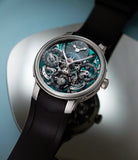 for sale MB&F Legacy Machine Perpetual Evo  Titanium preowned watch at A Collected Man London