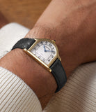 on the wrist Cartier Cloche de Cartier  Yellow Gold preowned watch at A Collected Man London