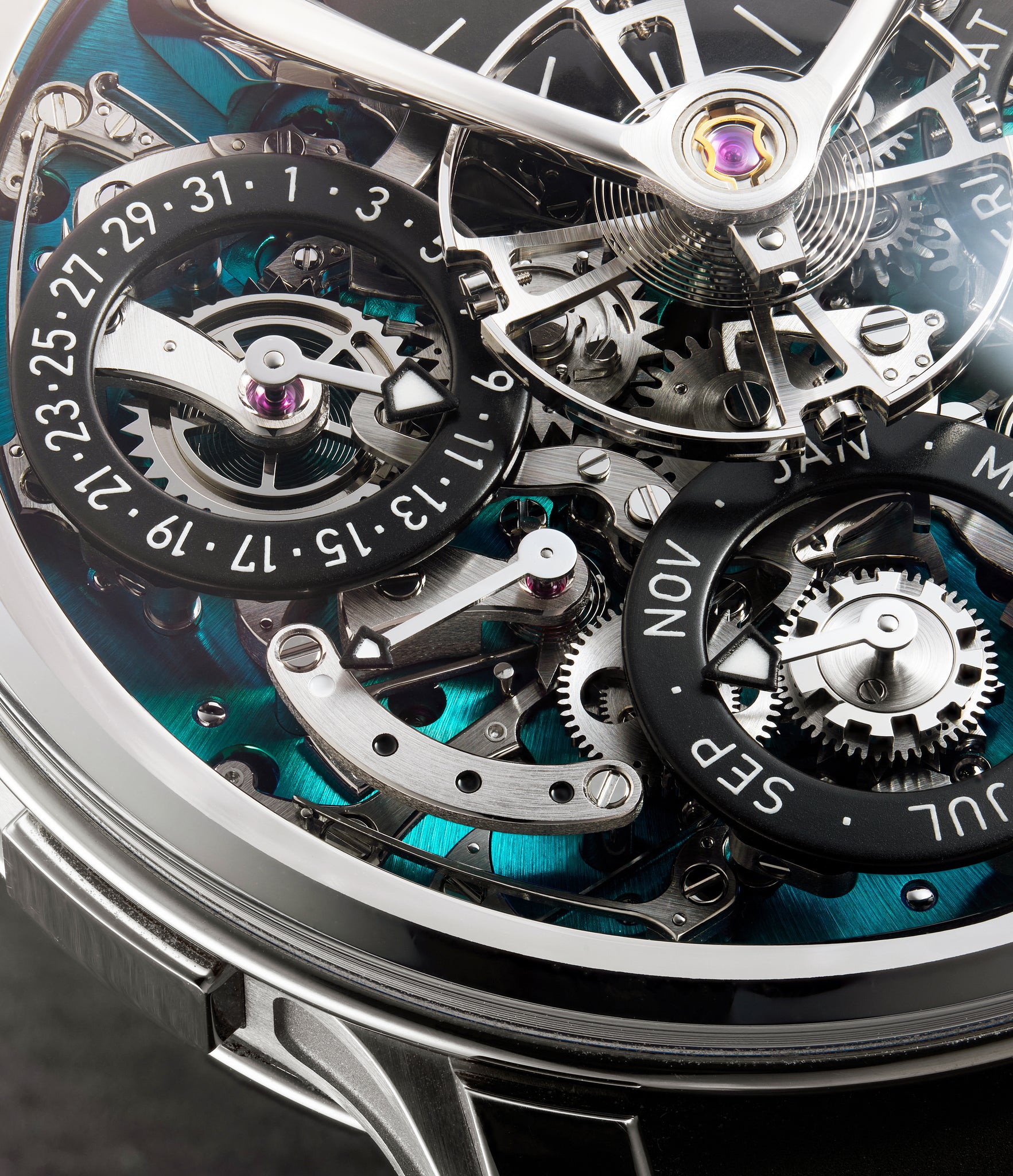 selling MB&F Legacy Machine Perpetual Evo  Titanium preowned watch at A Collected Man London