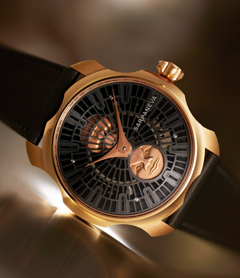rare Sarpaneva Korona  Rose Gold preowned watch at A Collected Man London