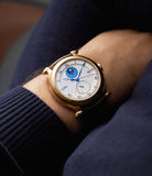 on the wrist De Bethune DB16R DB16RS1 Rose Gold preowned watch at A Collected Man London