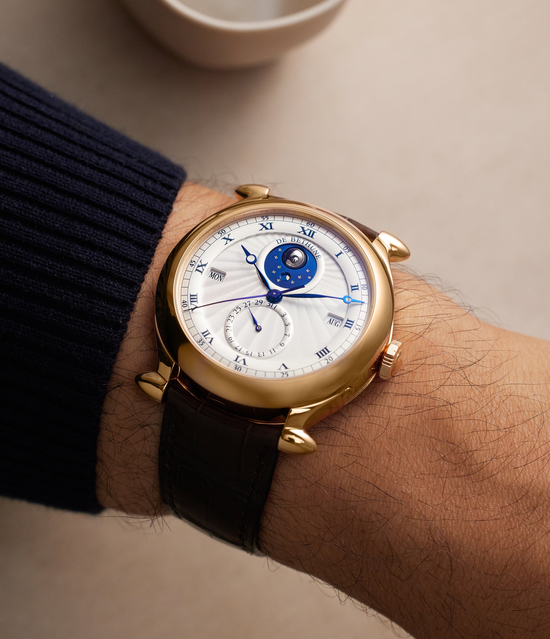 selling De Bethune DB16R DB16RS1 Rose Gold preowned watch at A Collected Man London