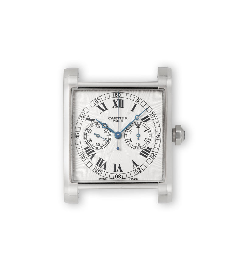 Cartier Collection Privée Cartier Paris Monopoussoir Ref. 2846 - Limited Edition of 100 pieces | Dial | White Gold | Available Worldwide At A Collected Man