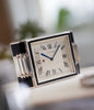 Dashboard Clock | Art Deco | Silver & Lacquer