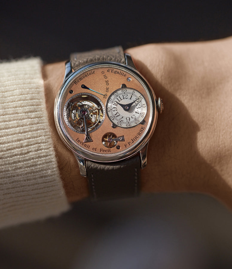 Tourbillon Souverain | 3rd Generation | Brass Movement | Platinum