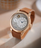 Front dial | rare F. P. Journe Chronomètre Optimum  Rose Gold preowned watch at A Collected Man London