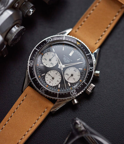 Vintage Heuer Autavia 2446 second execution | Buy vintage Heuer watch ...