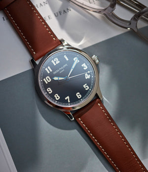 Buy limited edition Patek Philippe Pilot Calatrava 5522A steel watch ...